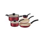Bater&iacute;a de Cocina Tramontina 32300/589 Turim  7 Piezas C/ Sart&eacute;n Para Huevo Roja END
