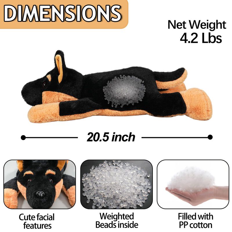Peluche Csvbtrf 50 cm 4,1 lb Pastor Alem&aacute;n image number null
