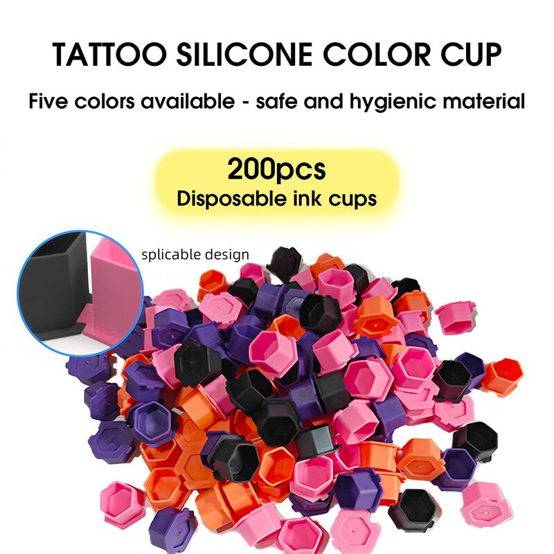 Tazas De Silicona Desechables Para Tinta De Tat... image number null