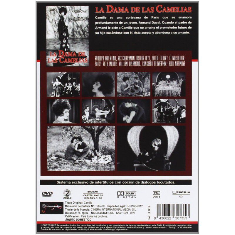 La Dama De Las Camelias (colecci&oacute;n De Cine Mudo... image number null