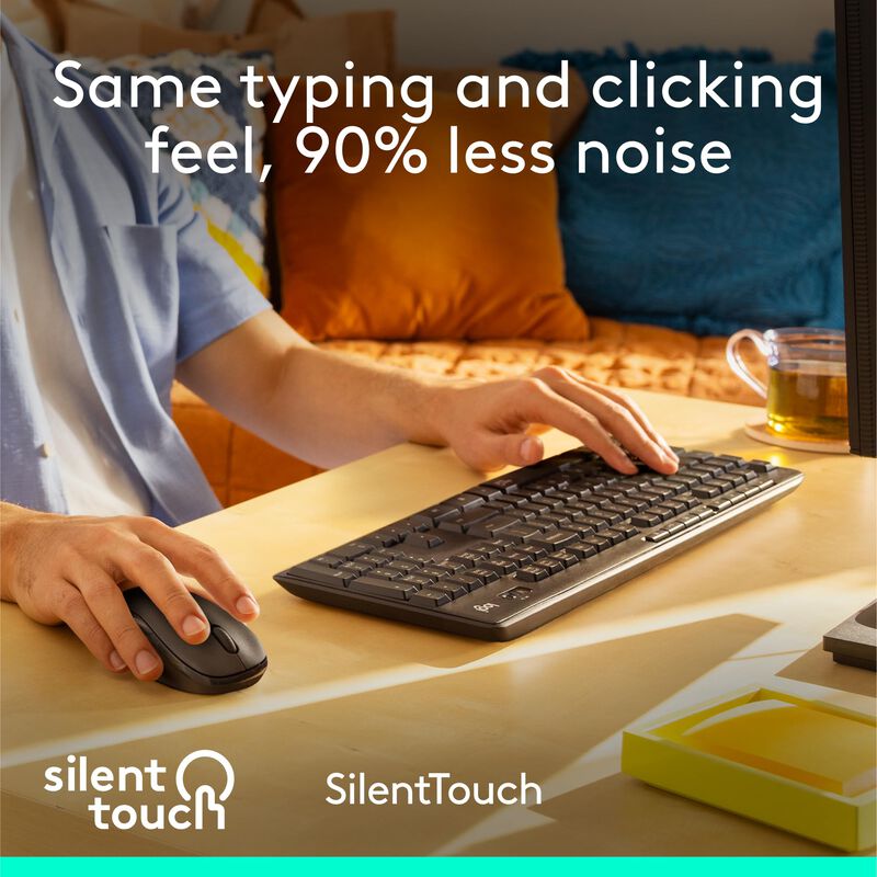 Combo De Rat&oacute;n Y Teclado Inal&aacute;mbricos Logitech ... image number null