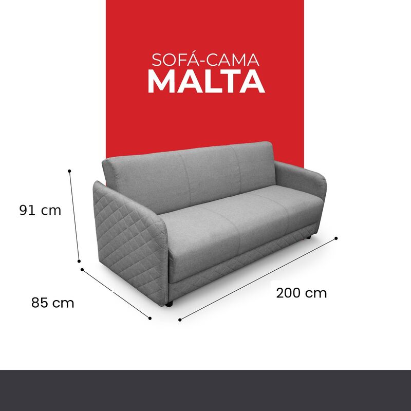 Sof&aacute; Cama Matrimonial Malta&ndash; Sill&oacute;n Convertible... image number null