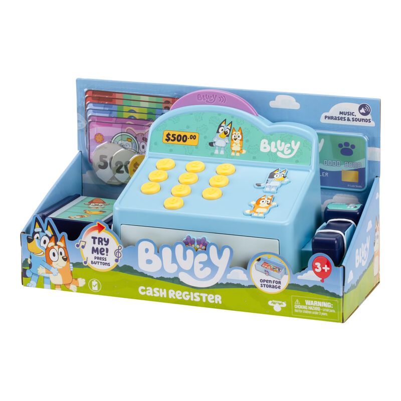 Caja Registradora Bluey Con Esc&aacute;ner, Tarjeta De... image number null