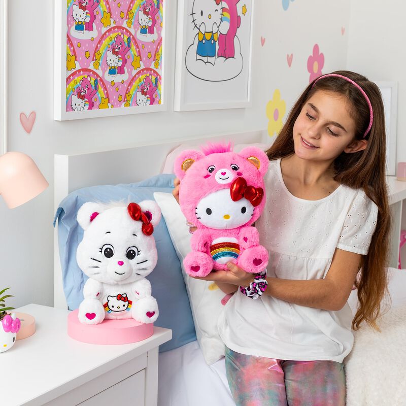 Peluche Care Bears Hello Kitty Loves Cheer Bear... image number null