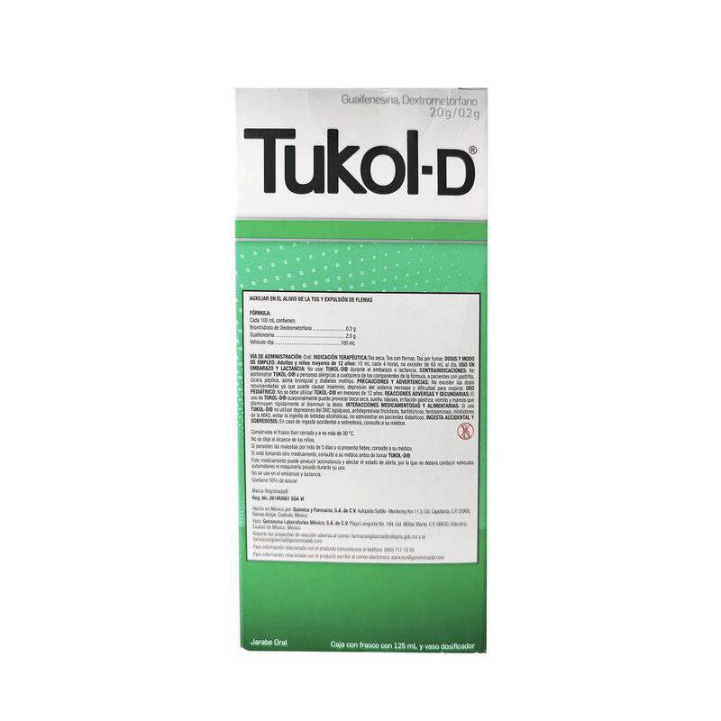 Tukol-d Adlt 0.2/2 G 125 Mililitro image number null