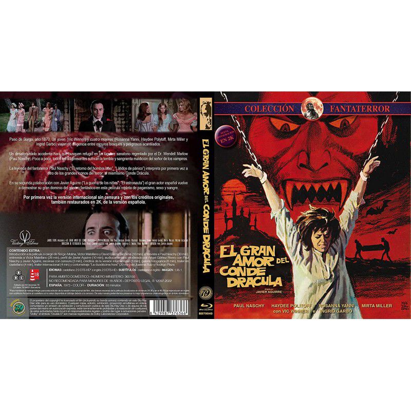 El gran amor del Conde Dr&aacute;cula -Blu-ray- [Blu-r... image number null