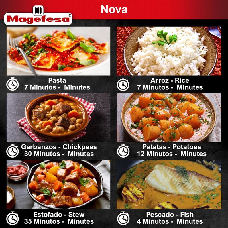 OLLA DE PRESION MAGEFESA NOVA 6L CON 5 SISTEMAS... image number null