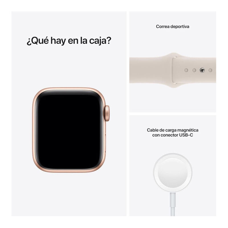 Apple Watch SE 1ra gen 40mm Dorado (Reacondici... image number null