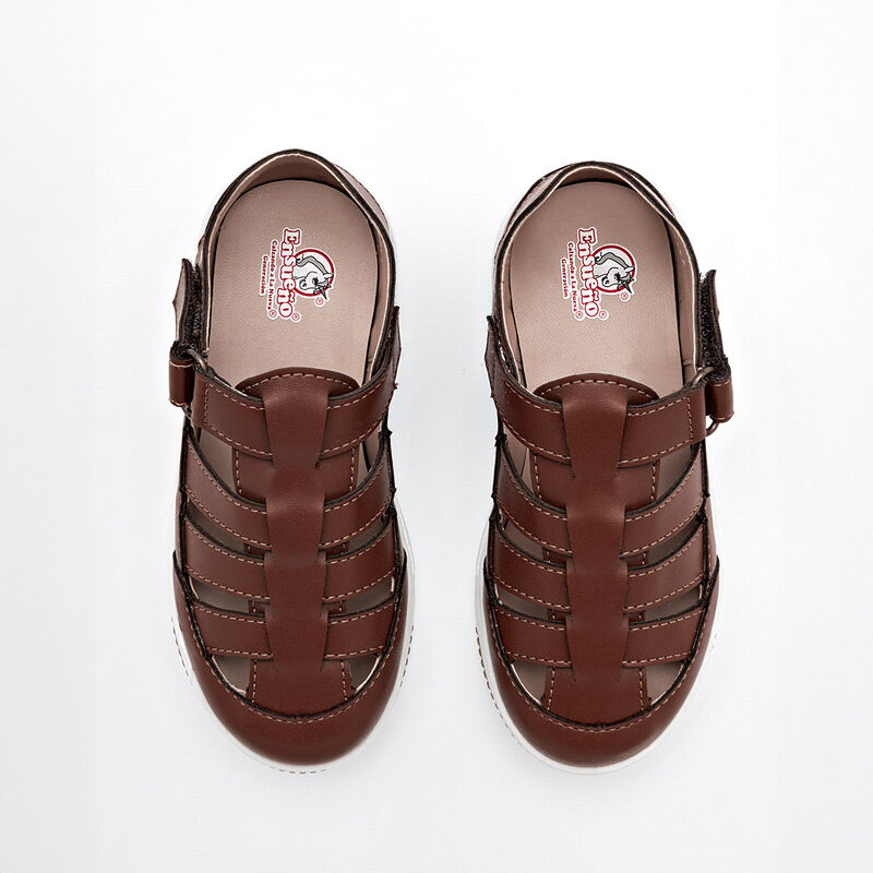 Ensue&ntilde;o Sandalia para ni&ntilde;o caf&eacute; image number null