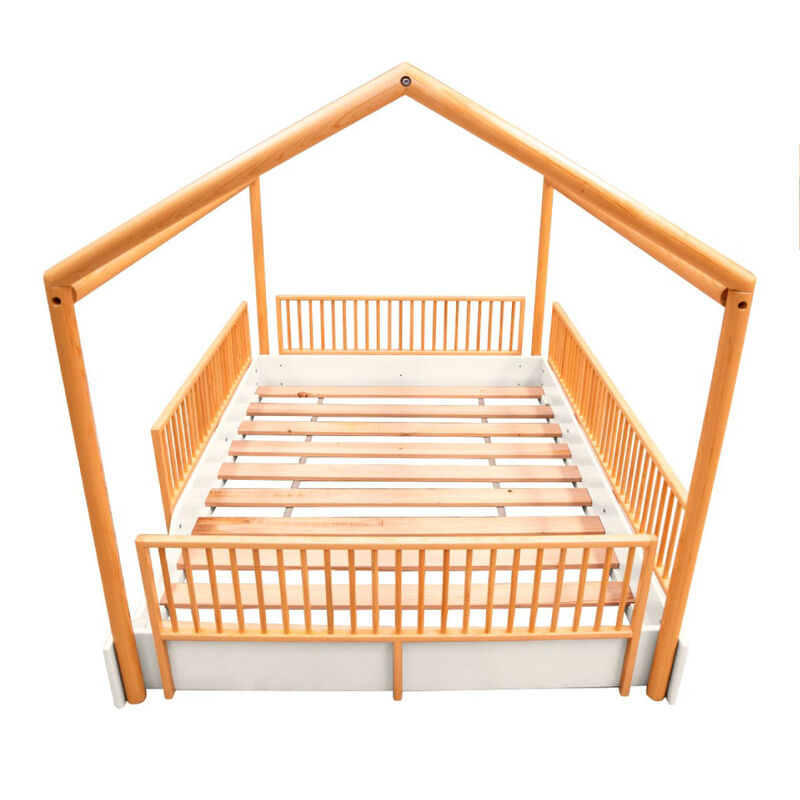 Matrimonial - Cama Casa Montessori de Madera Du... image number null