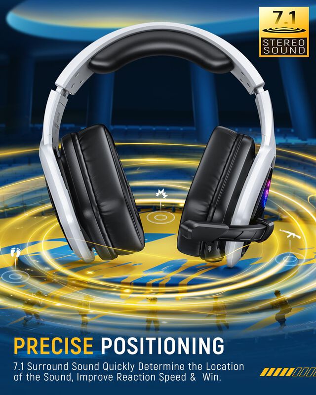 Auriculares Inal&aacute;mbricos Para Juegos Tatybo Wt5... image number null