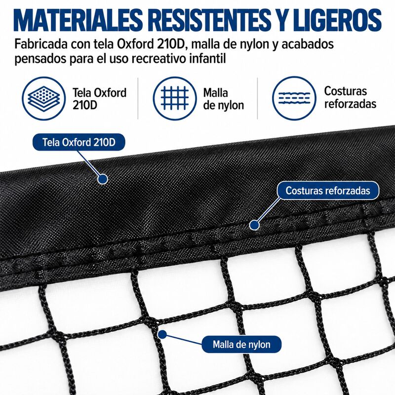 Set De 2 Porter&iacute;as De F&uacute;tbol Infantil Con Bolsa... image number null