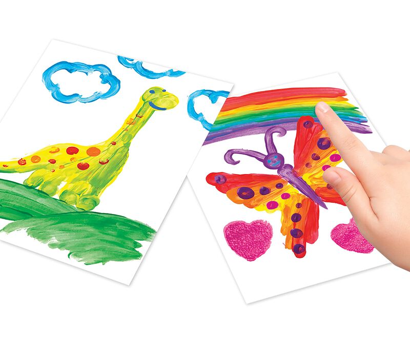 Juego De Pintura Para Dedos Cra-z-art, Lavable ... image number null