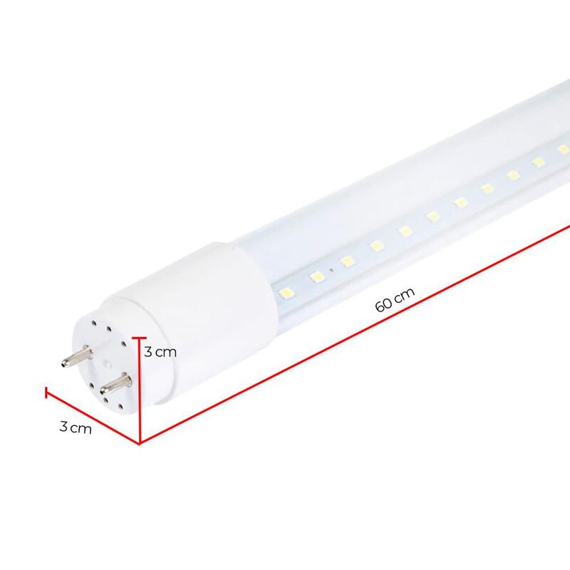 Tubo Led T8 Vidrio Opalino 60 Cm 9 W image number null