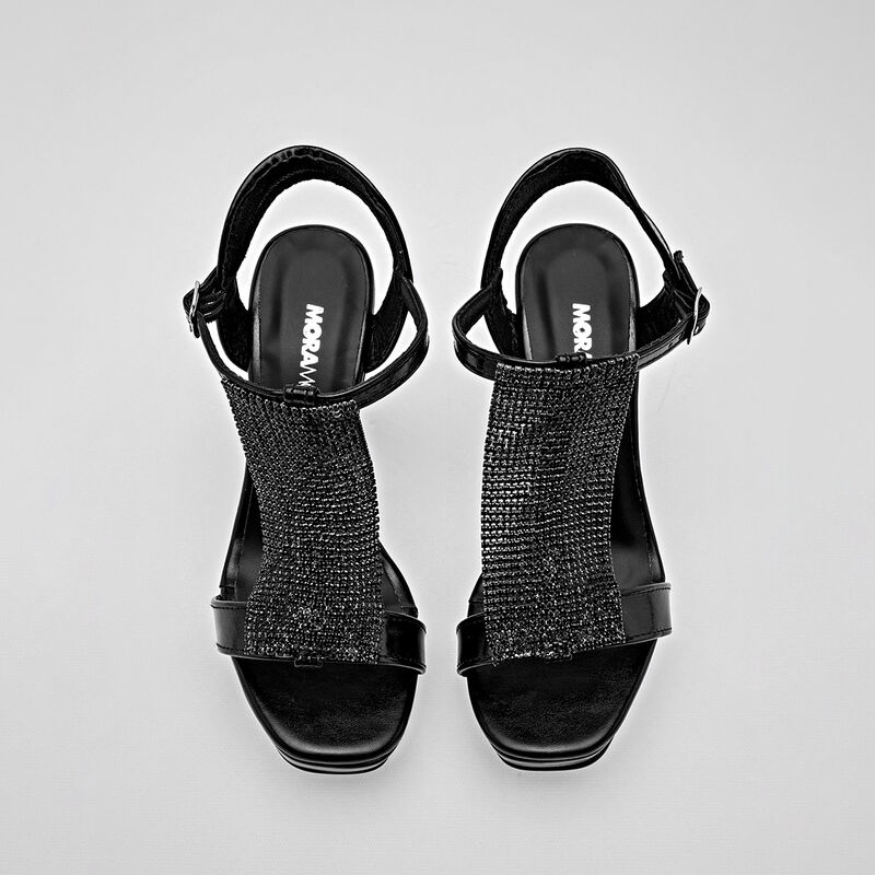 Moramora Zapatillas de fiesta para mujer negro image number null