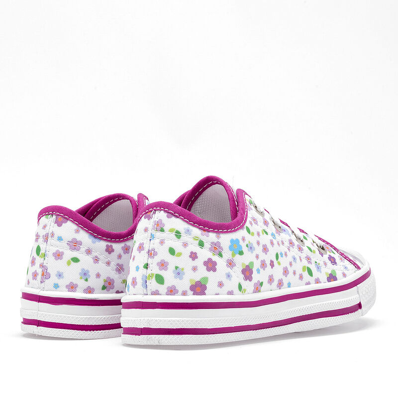 Koby Star Tenis urbano para ni&ntilde;a. Blanco fucsia image number null