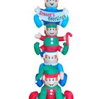 Inflable Bzb Goods 2,4 m Elfos Apilados Con Led
