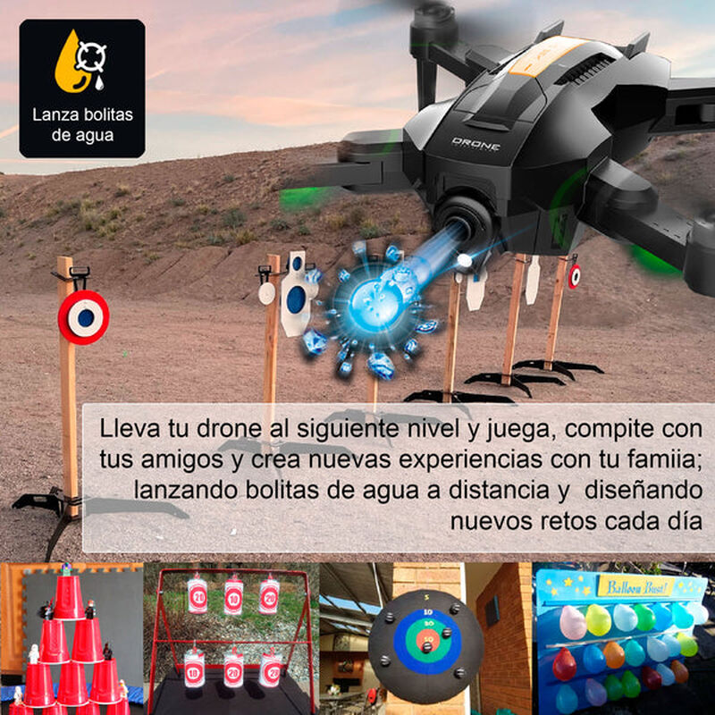 Drone VAK Q5 para batallas doble cámara 4k wifi image number null