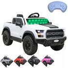 Camioneta El&eacute;ctrica Montable Para Ni&ntilde;os 12v Control Remoto Bluetooth Luces Sonidos Apta Desde 3 A&ntilde;os - Blanco