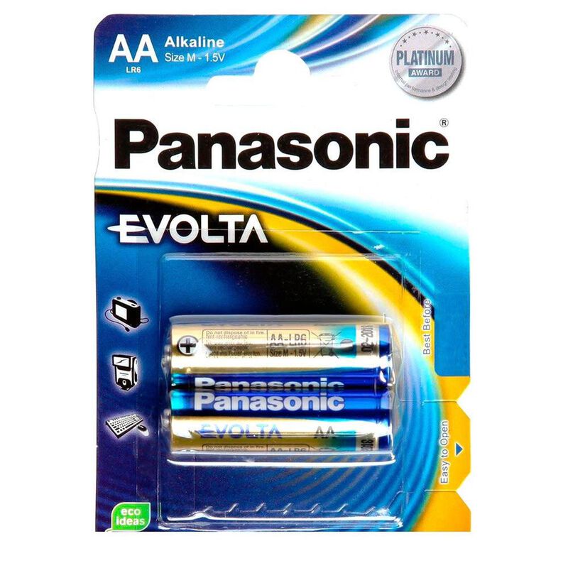 PILA PANASONIC EVOLTA ALCALINA AA CON 24 UNIDAD... image number null