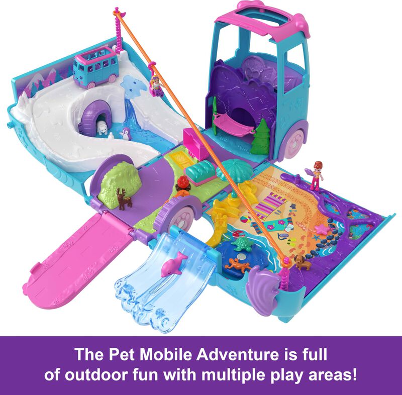 Micromu&ntilde;ecas Polly Pocket De Playset Con Autoca... image number null