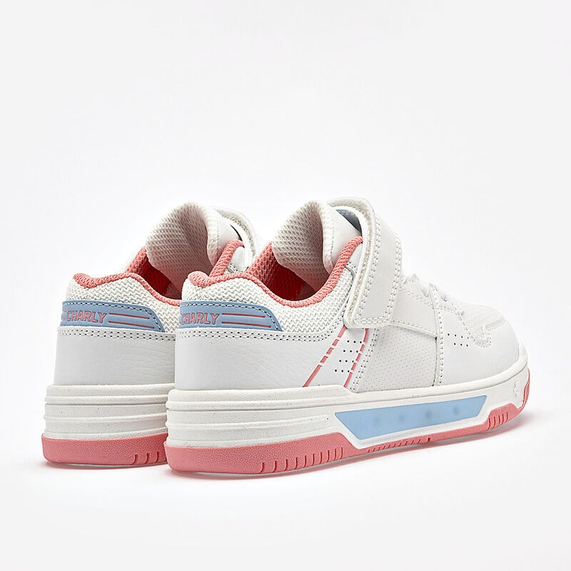 Charly Tenis urbano para ni&ntilde;a blanco azul cod 1... image number null