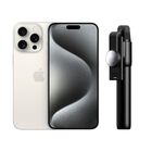 iPhone 15 Pro Max 256GB Blanco E-SIM Reacondicionado + Baston Bluetooth