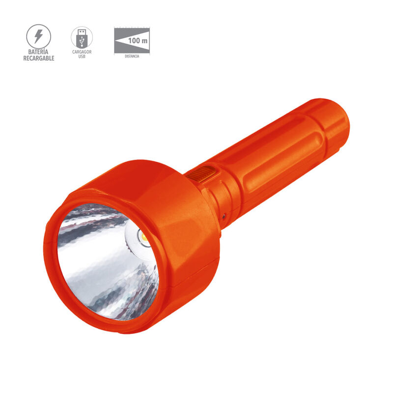 Linterna Luz Led 1w Bater&iacute;a Recargable 6h 70lm ... image number null