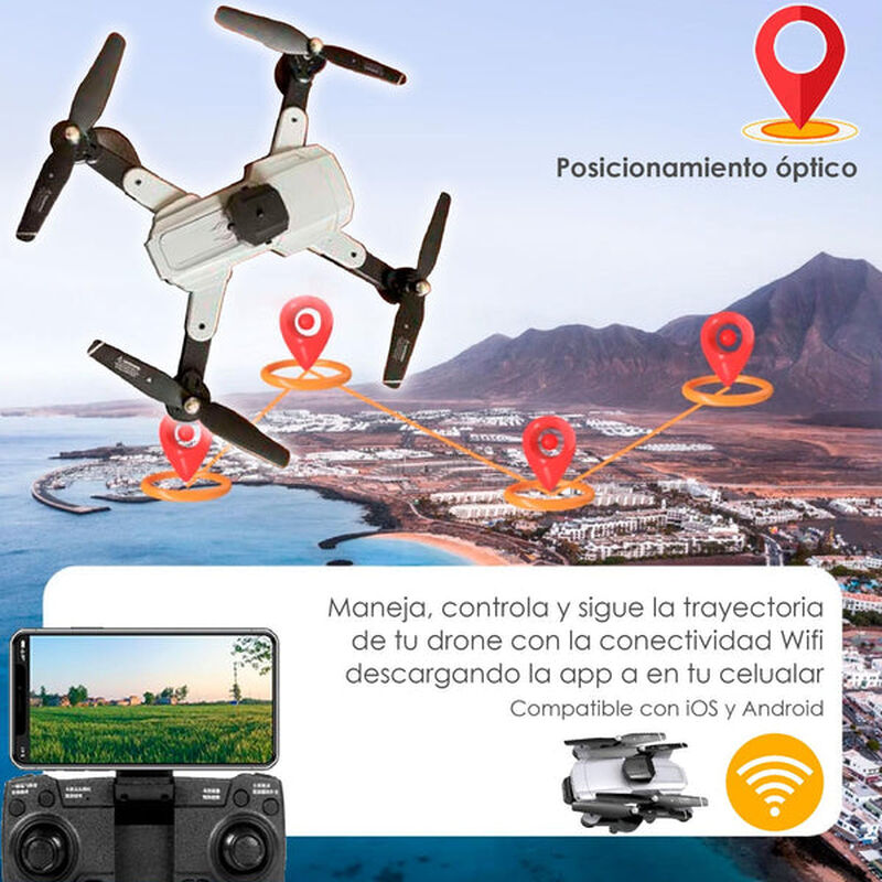 Drone Vak 965 Doble Cámara 4k Video Láser Evita... image number null