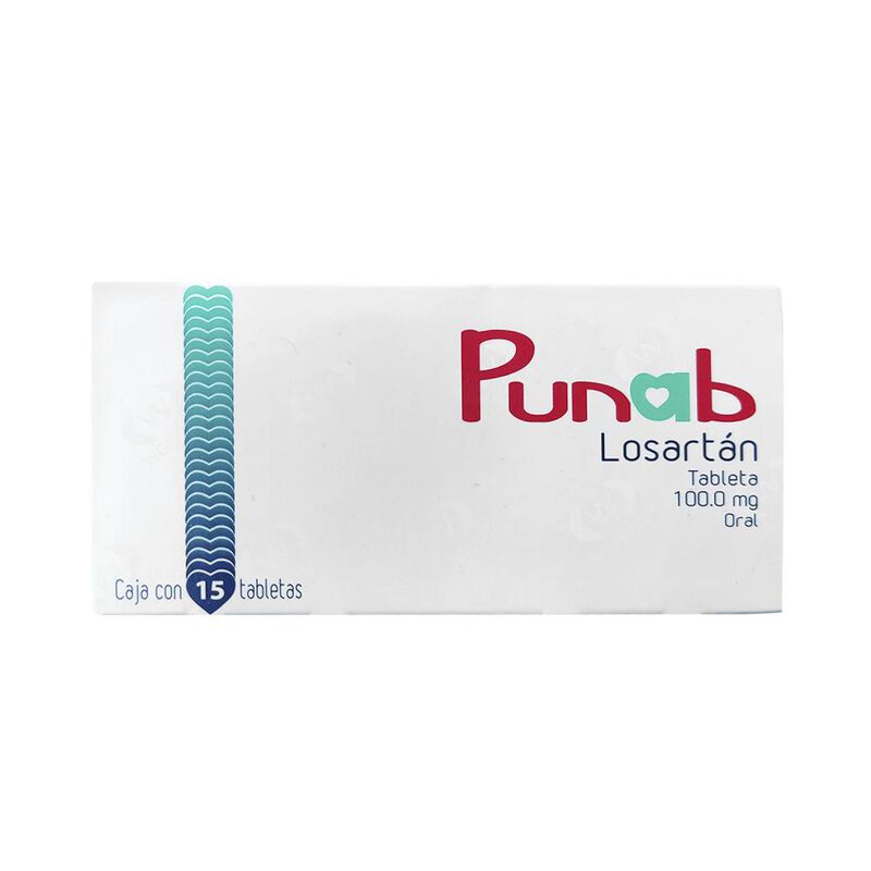 Punab Losartan 100 Mg 15 Tableta(s) image number null
