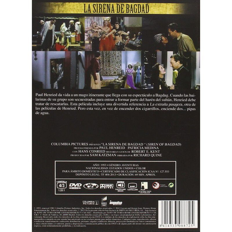La Sirena De Bagdad (dvd) image number null