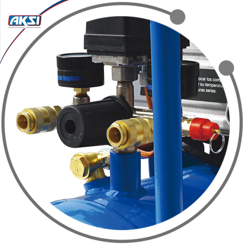Compresor de Aire Aksi 25 lts 2 HP Profesional image number null