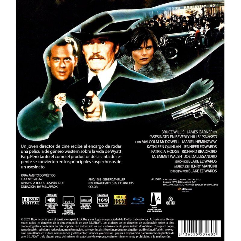 Asesinato En Beverly Hills Bd 1988 Sunset [blu-... image number null