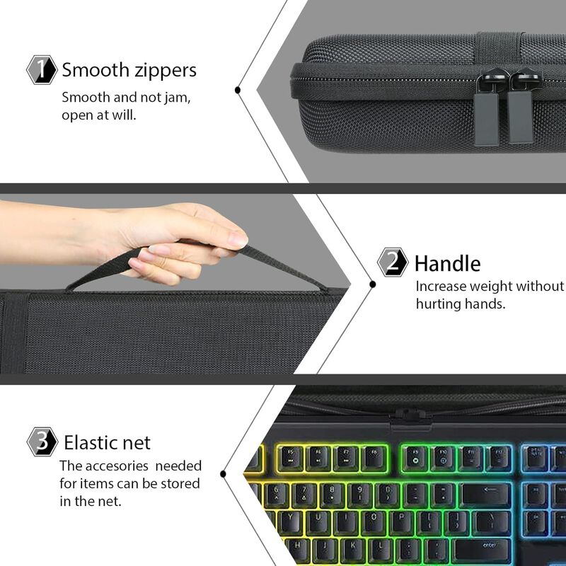 Funda R&iacute;gida Co2crea Para Teclados Razer Cynosa... image number null