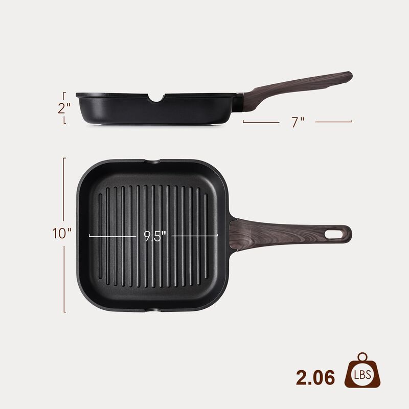 Sart&eacute;n Grill Sensarte 24 cm Antiadherente con V... image number null