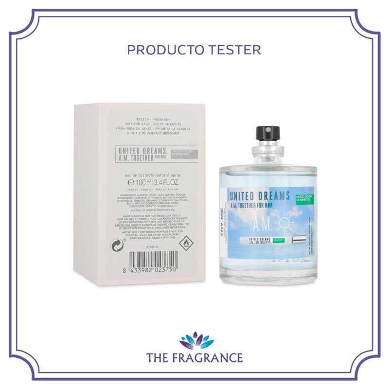 Tester Benetton Together Am 100ml Edt Spray image number null