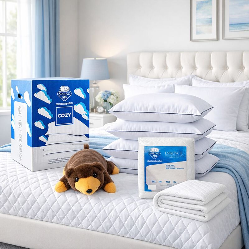 Set de  4 Almohadas Cozy + Protector Essence KS... image number null