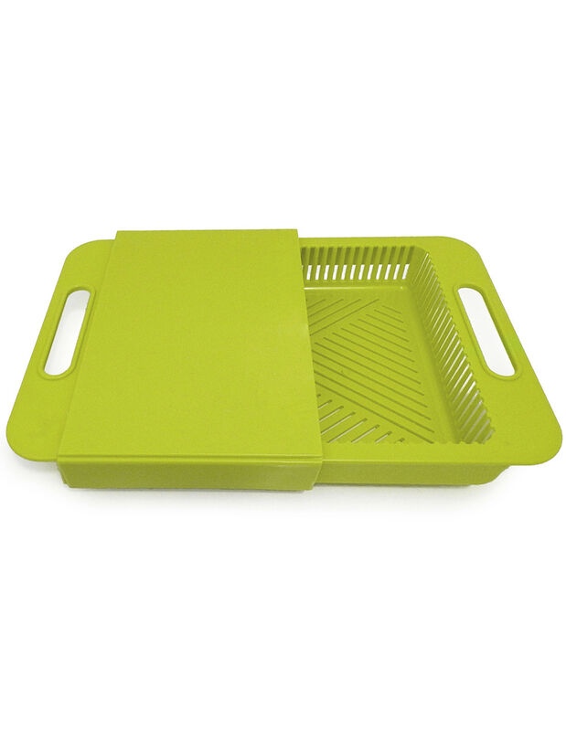 Tabla Para Cortar con Colador Chopping Board Ve... image number null