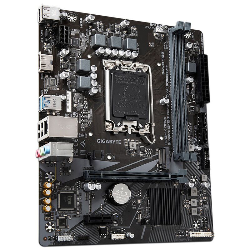 T. Madre GIGABYTE H610M K DDR4, Socket 1700, Mi... image number null
