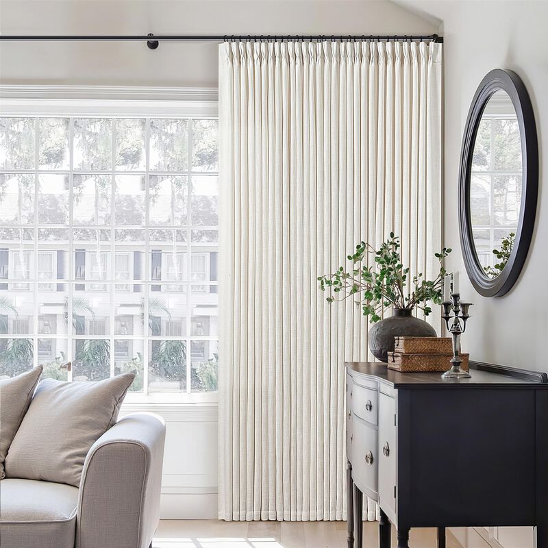 Cortinas Twodrapes De Lino Con Pliegues En Pinz... image number null