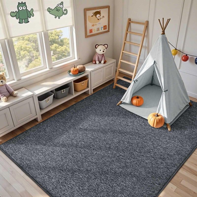 Alfombra De &Aacute;rea Finr&egrave;c Home 183 &times; 122 cm Gris ... image number null