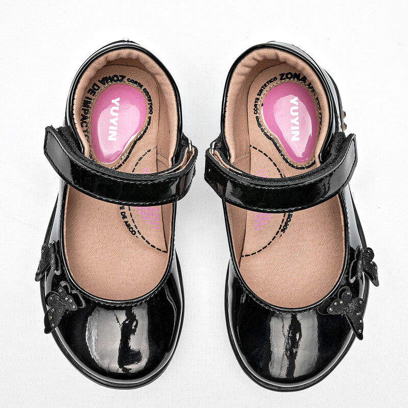 Yuyin Zapato para beb&eacute;  Negro charol image number null