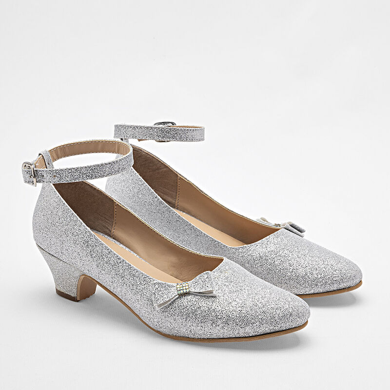 Caramel Zapato de graduaci&oacute;n para ni&ntilde;a plata image number null