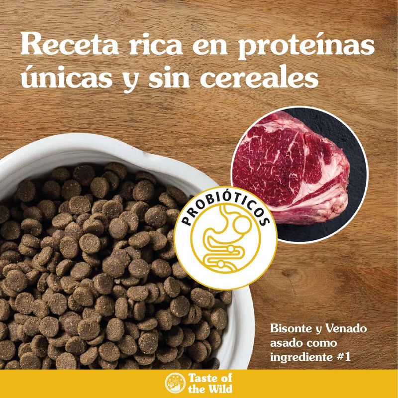 Taste Of The Wild Adulto Bisonte Y Venado Asado... image number null