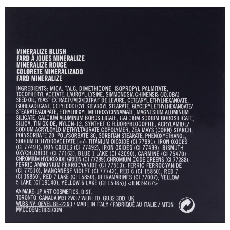 Rubor Mineralize Dainty Mac 3.2 G image number null