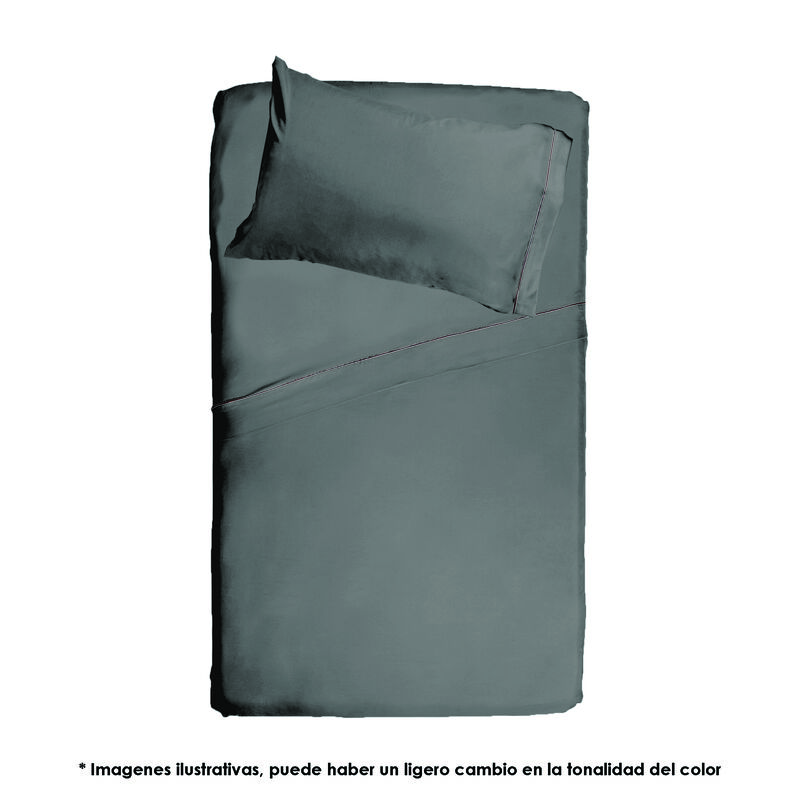 Juego de s&aacute;bana platinum tela tipo bamboo indiv... image number null