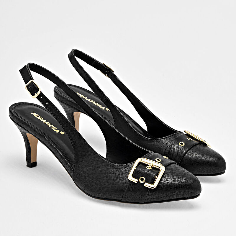 Moramora zapatilla para mujer negro cod 140716-... image number null