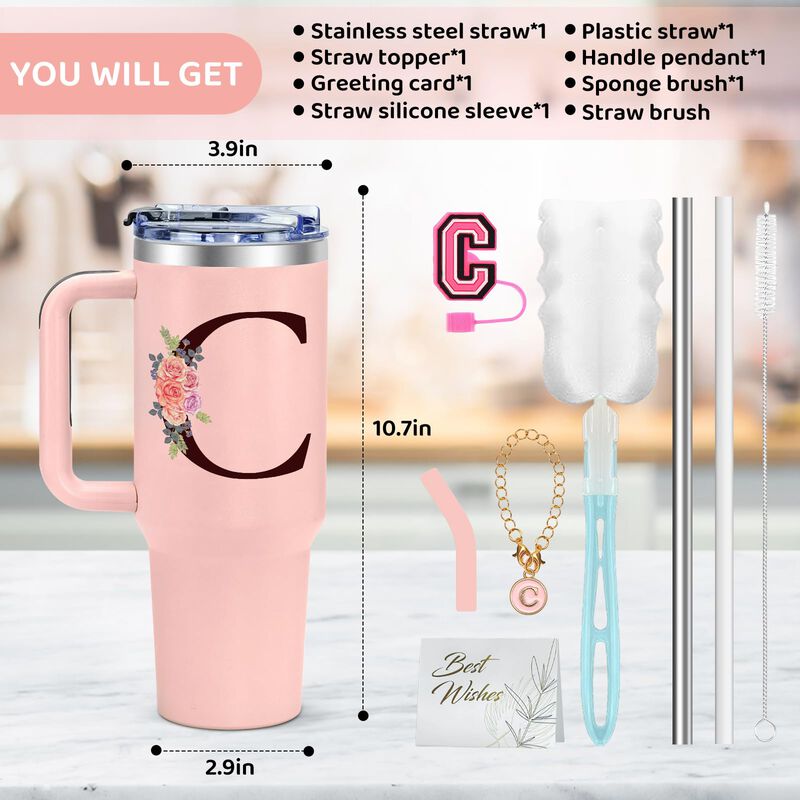Vaso Para Beber Aiheart 1,2 l Rosa Con Asa image number null