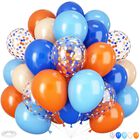Globos Hilavo 60 Unidades 30 Cm Azul Y Naranja