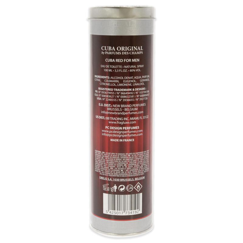 Perfume Cuba Red De Cuba Para Hombre Edt 100ml image number null